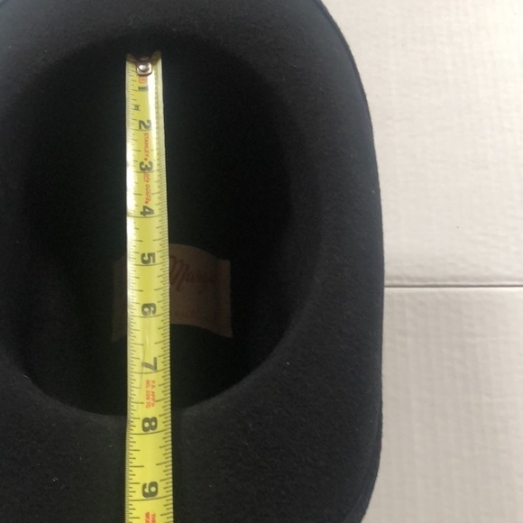 Vintage Henry Margu original creations soft fabric felt hat in black w feathers - Picture 7 of 13